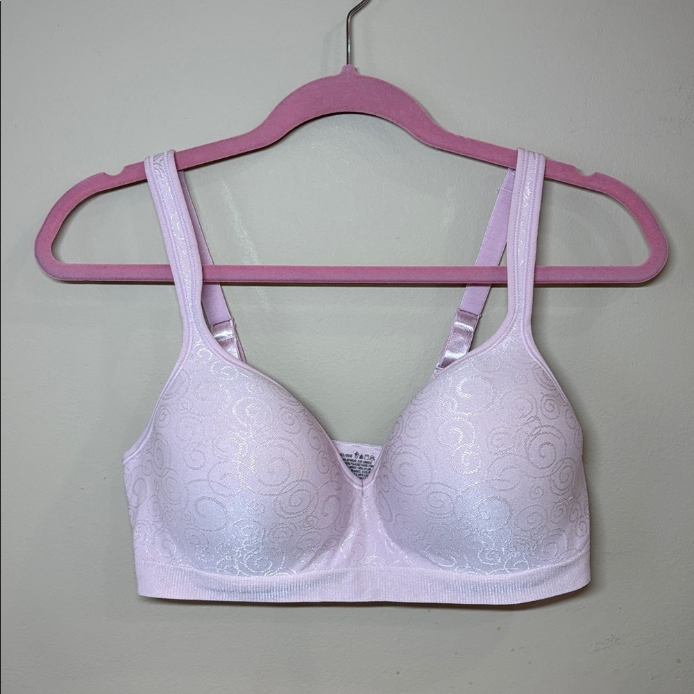 Bali Soft Pink Bra with Delicate Design, 38D